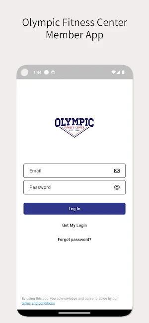 Olympic Fitness Center Screenshot 0