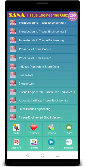 Tissue Engineering Quiz Screenshot 0