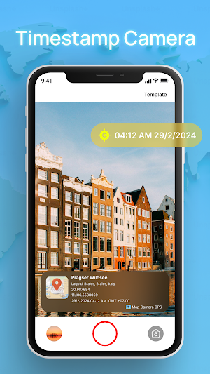 GPS Camera with Time Stamp Screenshot 1