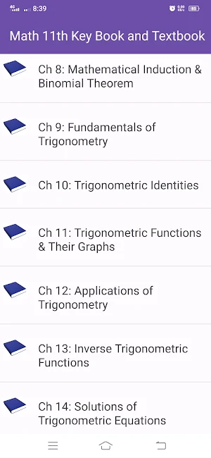 Math 11th KeyBook and Textbook Screenshot 2