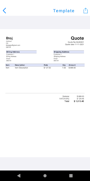Job Quote Maker, Invoice plus Screenshot 3
