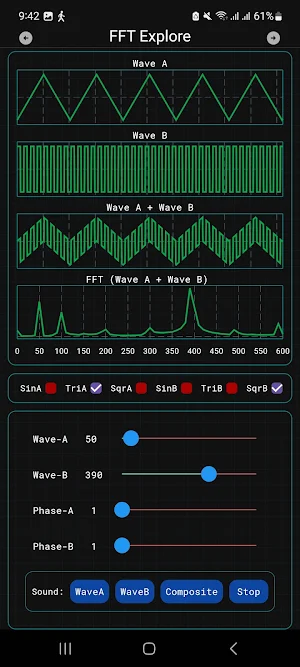 FFT- Explore & Audio Screenshot 1