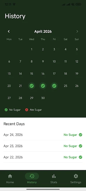 No Sugar Tracker – Quit Sugar Screenshot 3