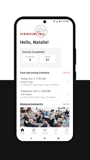 Red Dragon Yoga App Screenshot 0