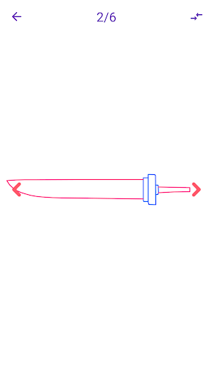 How to draw genshin weapons Screenshot 1