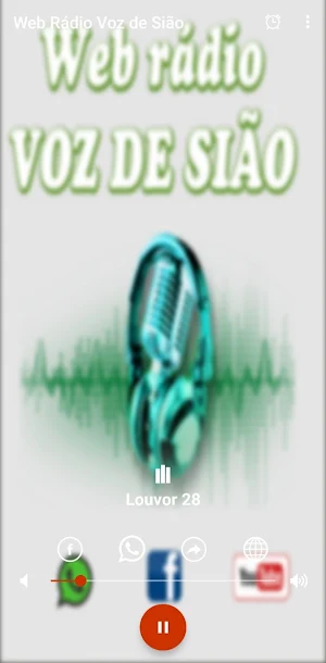 Web Rádio Voz de Sião Screenshot 0