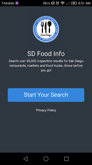 SD Food Info Screenshot 0