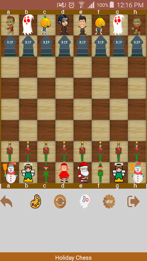 Ajedrez - piezas de halloween y navidad Screenshot 1