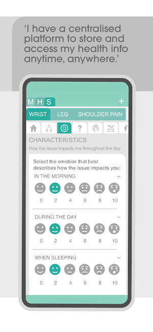 My Health Story Screenshot 2