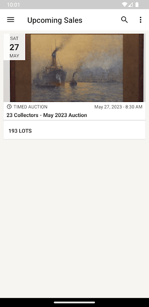 23 Collectors Auction Screenshot 0