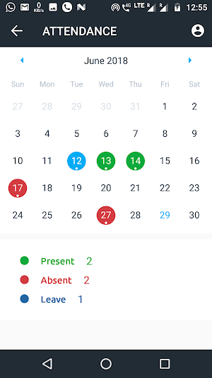 Vinayak School - Parent App Screenshot 2