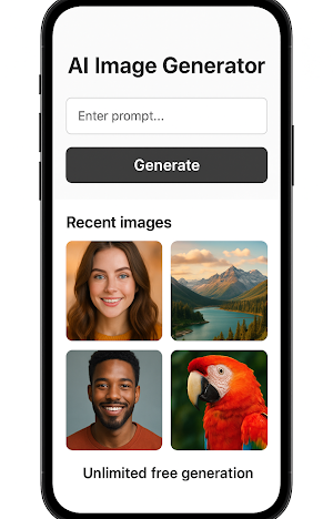 Imagera - AI Image Generator Screenshot 1
