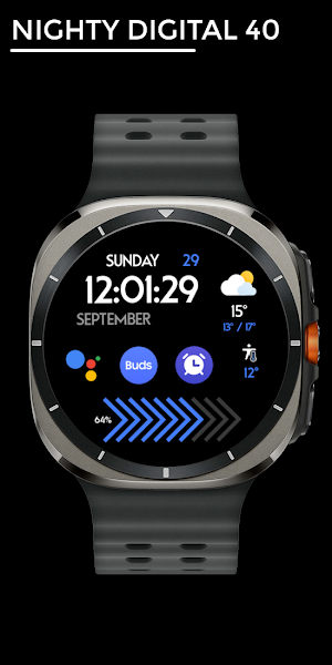 Nighty Digital 40 - watch face Screenshot 0