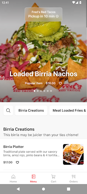 Fred's Red Tacos Screenshot 1