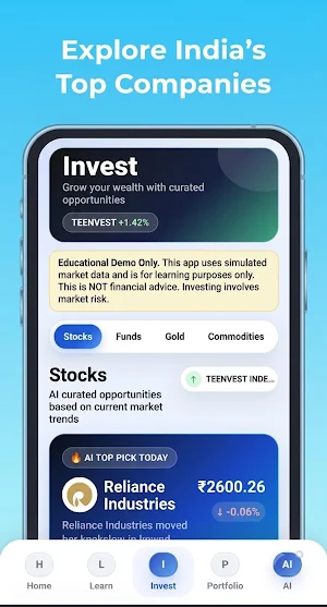 Teenvest Screenshot 2