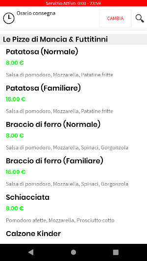 Mancia e Futtitinni Screenshot 1