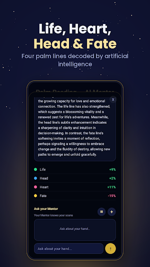 Palm Reading — AI Mentor Screenshot 2