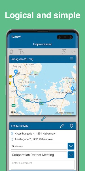 Mileage Book Screenshot 2