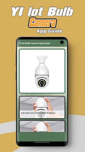 YI lot Bulb Camera App Guide Screenshot 0