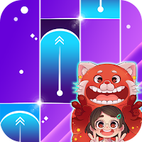 Turning Red Piano Tiles Game