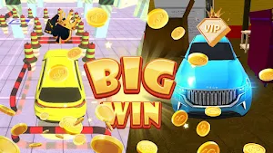 Golden Car Parking Screenshot 0