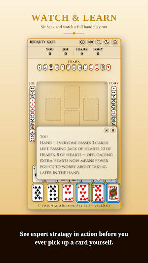 Rickety Kate/Hearts: Learn Screenshot 1