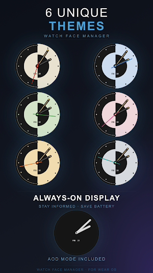 Split Eclipse Watch Face Screenshot 1