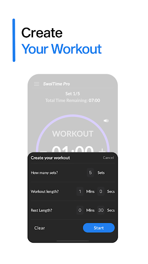 SwolTime - Workout Timer Screenshot 0