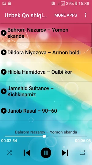 Uzbek Eng Sara 2021 Qo'sihqlar Screenshot 1