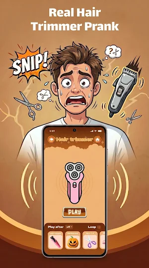 Prank Sounds: Haircut & Horn Screenshot 1