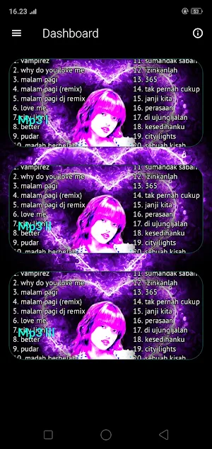 Lagu Fuji Hilang malam pagi Screenshot 1