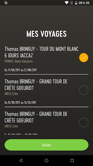Mon Roadbook Screenshot 0