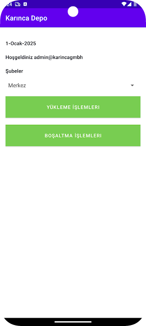 Karınca Lojistik Depo Takip Screenshot 1