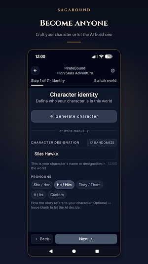 SagaBound - AI RPG Sandbox Screenshot 2