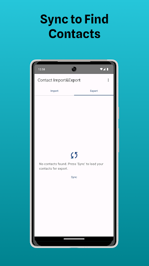 Contact Import & Export Screenshot 2