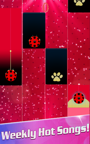 Piano Ladybug Noir Screenshot 0