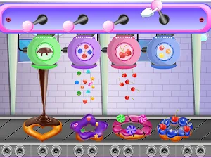 Donuts Cooking Factory: Baking Dessert in Kitchen Screenshot 3