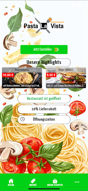 Pasta la Vista Online Screenshot 0