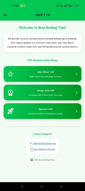 Real Betting Tips Screenshot 2