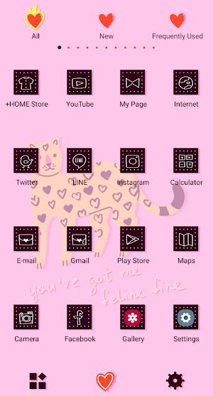 Hearty Leopard Theme +HOME Screenshot 2