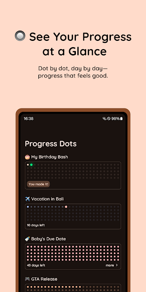 Countdown by Dots Screenshot 3