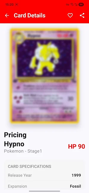 Cardexy:TCG Card Value Scanner Screenshot 1