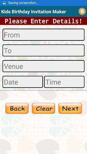 Kids Birthday Invitation Maker Screenshot 2