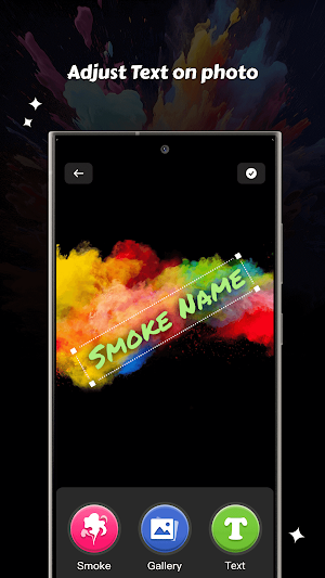 Smoke Name Effect Maker Screenshot 2