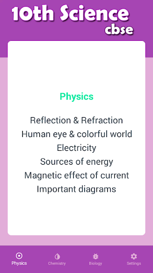 CBSE MCQ for Class 10th Science Screenshot 0
