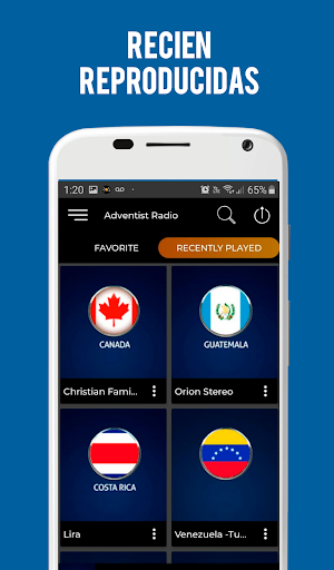 Seventh Day Adventist Radio app World Radio +100 Screenshot 3