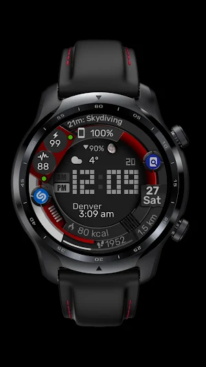 Digital Watch Face CRC092 Screenshot 0