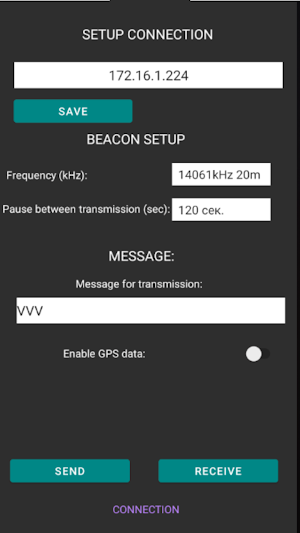 CW beacon Screenshot 0