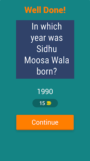Sidhu Moosa Life quiz Screenshot 1