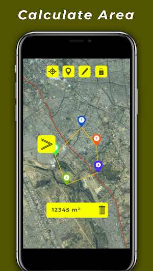 Distance Calculator Map Land Measurement Screenshot 1